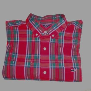 Vineyard Vines Performance Shirt Mens Small XL Multicolor Plaid Slim Fit Tucker